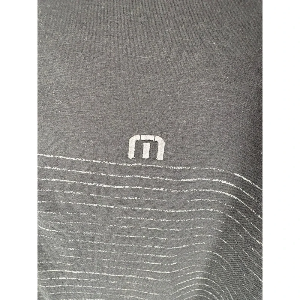 Travis Mathew Mens Golf Quarter Zip Pullover‎ Long Sleeve Black XL Fall Classic